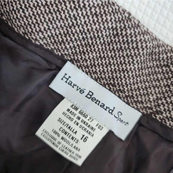 Harve Benard wool trim leather brand New with tags trousers and jacket suit - Picture 13 of 16